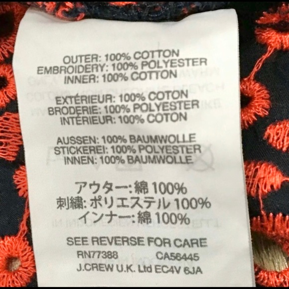 J. Crew Eyelet Bell Sleeve Dress NWT - Picture 7 of 8